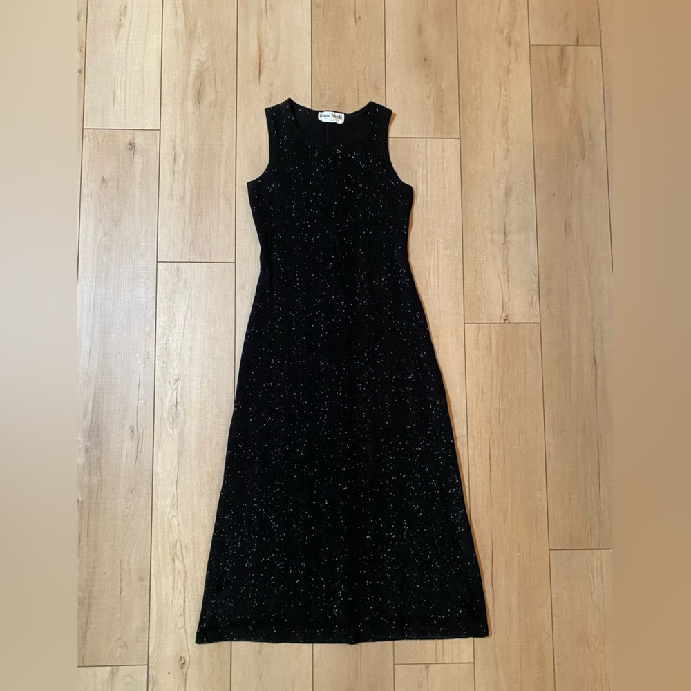 Sparkly Ronni Nicole Black Sparkly Dress Knit Dress | Size SP - Picture 6 of 13